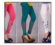 Ladies Embroidered Leggings