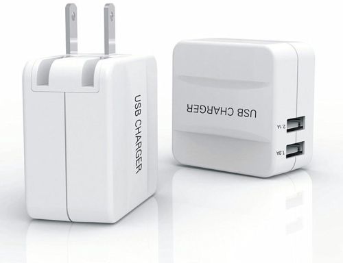 2 USB Wall Battery Charger