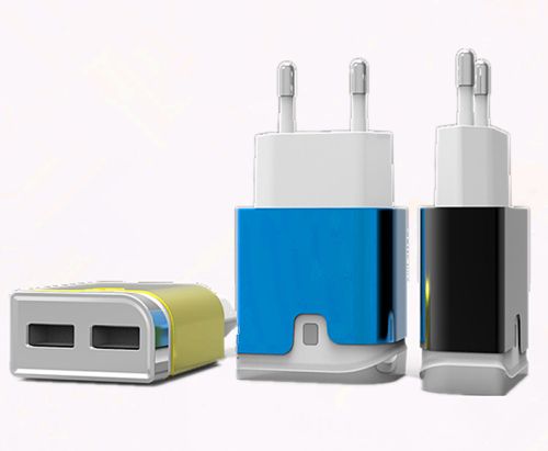 Colourful Adapter USB Wall Travel Charger