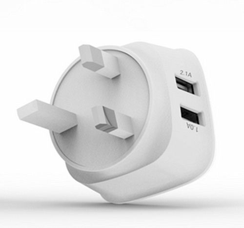 Power Adapter Dual USB Travel Charger For Wall Charger Eu Plug