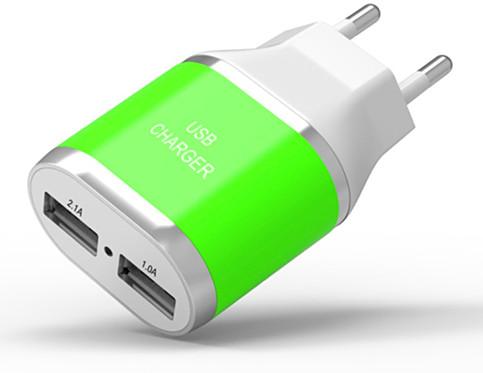 Wireless Two USB Socket Cell Phone Travel Charger