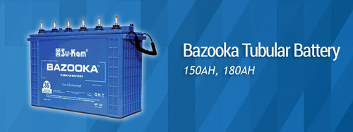 Su-Kam Bazooka Battery, For Industrial, Home, Voltage : 12