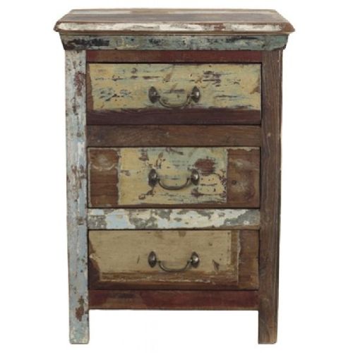 3 Drawer Reclaimed Wood Cabinet