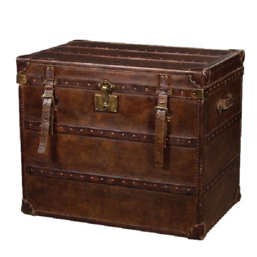 Antique Leather Trunk