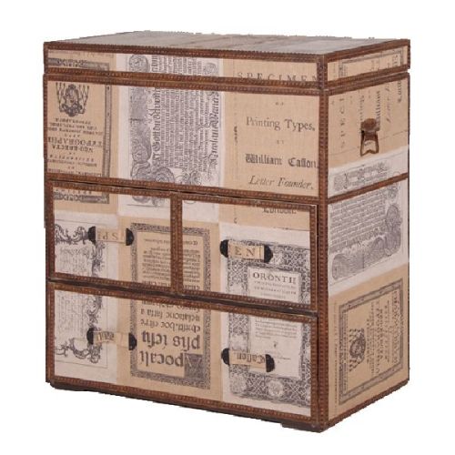 Industrial Wooden Trunk