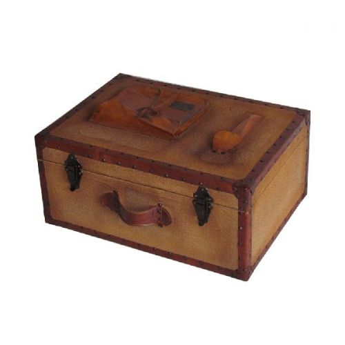 Leather Cabinet With Pocket