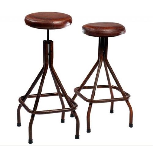 Swivel Leather Bar Stool