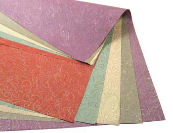 Handmade Dew Design Paper