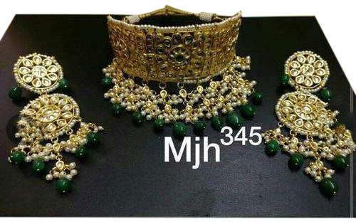 Designer Kundan Necklace Set, Occasion : Party