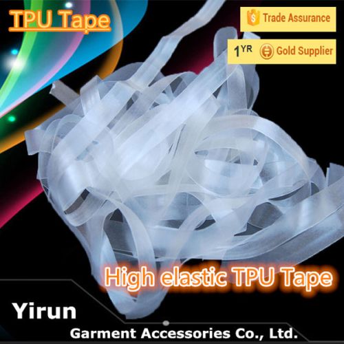 Tpu Elastic Cord Light Blue Waterproof Elastic Tpu Tape