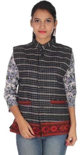 Woolen Seleveless Short Jacket, Supply Type : Extra Shipping Charges
