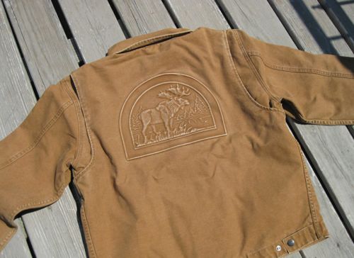 Embossed Canvas Work Jacket