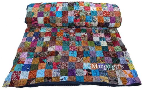 Mango Gifts Silk Bedspread, For Throw, Couch Cover, Technics : Patchwork