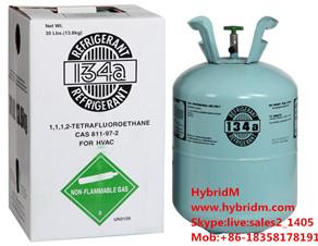 Refrigerant Gas R134a, Brand Name : Hybridm, Purity : 99.99%