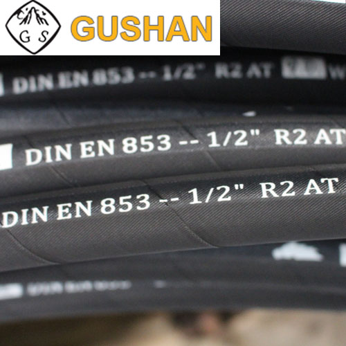 High Pressure Hydraulic Hose R2at 1/2'', Brand Name : gushan