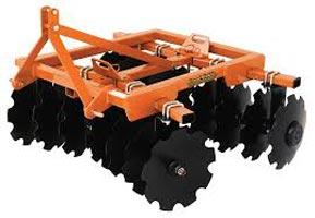 Metal Polished Disc Harrow, For Agriculture, Cultivation, Color : Orange, Black