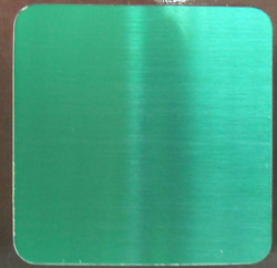 Green Hairline Stainless Steel Designer Sheet