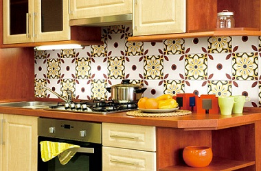 Yellow Artistic Porcelain Tiles Small Tile 200x200 Mm