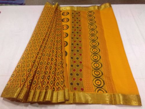 Cotton Sarees, For Matchless Designs, Aesthetic Appeal, Pattern : Printed