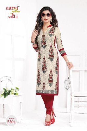 Aarvi Sakhi Khadi Cotton Wholesale Kurti