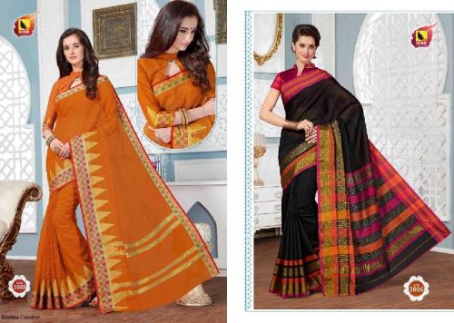 ASHIKA SAREES 3001 SERIES COTTON SILK CATALOGUE