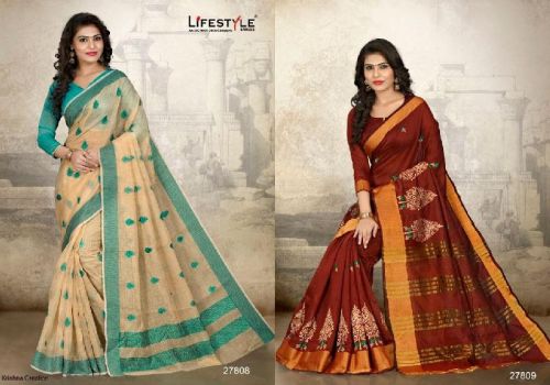 LIFESTYLE SAMPOORNA SILK DESIGNER SAREE CATALOGUE