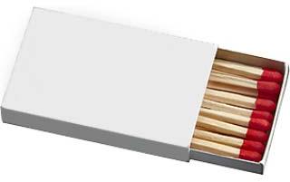 Wax Safety Matches, For Lighting, Technics : Machine Made