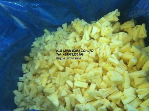 Frozen Pineapple Tidbit, Brand Name : kme
