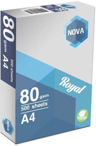 Nova A4 Size Paper 210 x 297 mm, Packaging Type : White