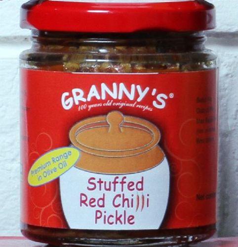 Granny's Stuffed Red Chilli Pickle