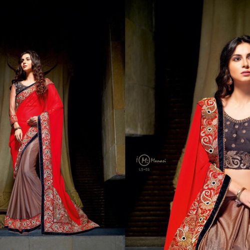 Net Manasi Lifestyle Designer Saree