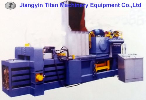Hydraulic drive Non-metal Scrap Baling Machine, Brand Name : Titan