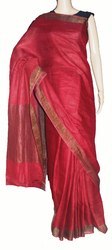 Linen saree