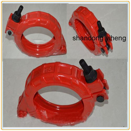 Steel Concrete Pump Clamps, Brand Name : YH for connect pipe flange end