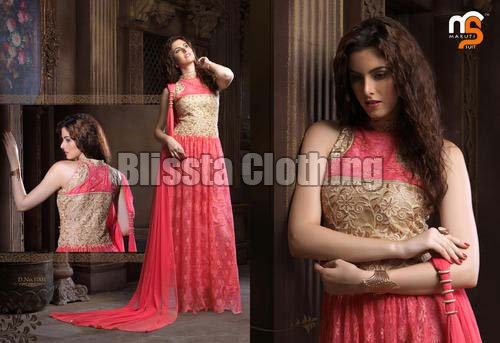 Blissta Net Stylish Gown