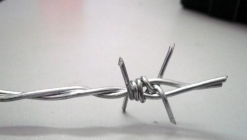 Electro Galvanized Barbed Wire, Brand Name : jiuxiang