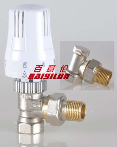 Brass+plastic Thermostatic Radiator Valve, Brand Name : baiyilun