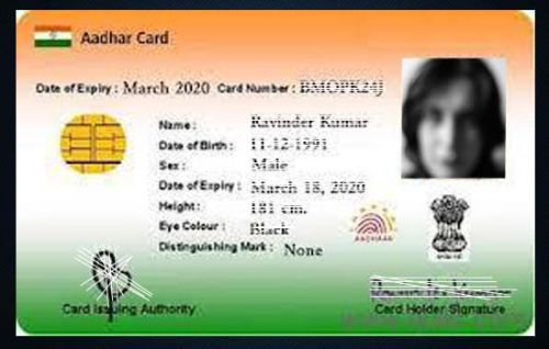 Aadhar Card Laminated Pouch