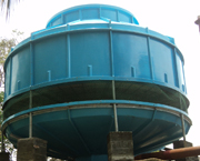 FRP Fibre Glass Round Shape Cooling Towers
