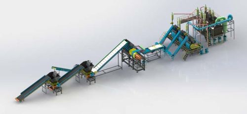 Tyre Recycling Machine
