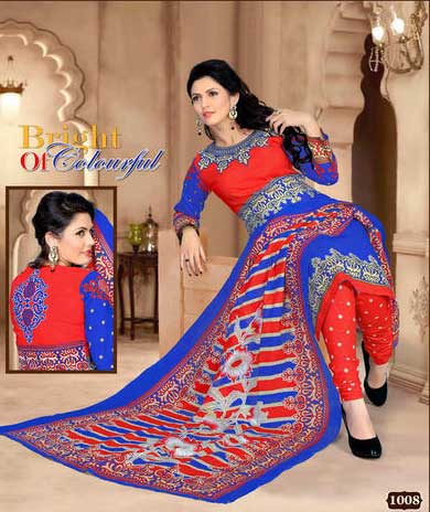 Modern Printed Cotton Salwar Suit