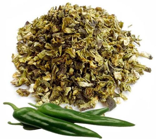 Dehydrated Green Chili Flakes