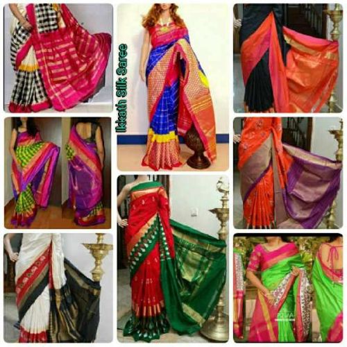 Pochampally Ikkath Silk Sarees