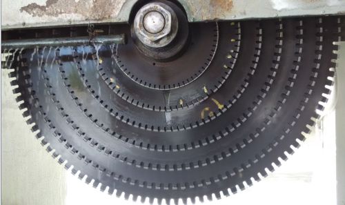 75Cr1 Diamond Circular Saw Blades 1584mm, Dimension : 1584*6.5mm