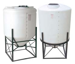 Color Coated Cone Bottom Tanks, For Industrial, Color : White