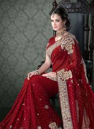 Wedding Sarees, Technics : Embroidery Work