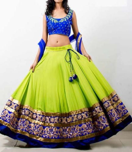 Designer Lehenga Choli With Creamcolor Lahenga, Gender : Female