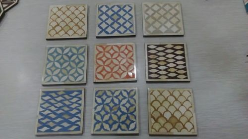 BONE INLAY COASTERS