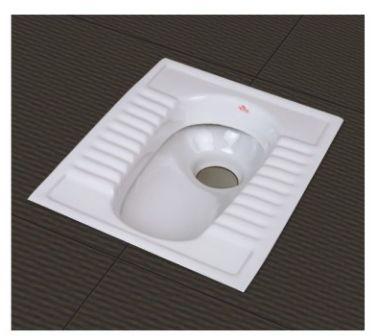 Orissa Squatting Pans, Color : White