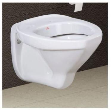 Ceramic Wall Hung Water Closets, For Home, Office, Hotel, Malls, Color : White